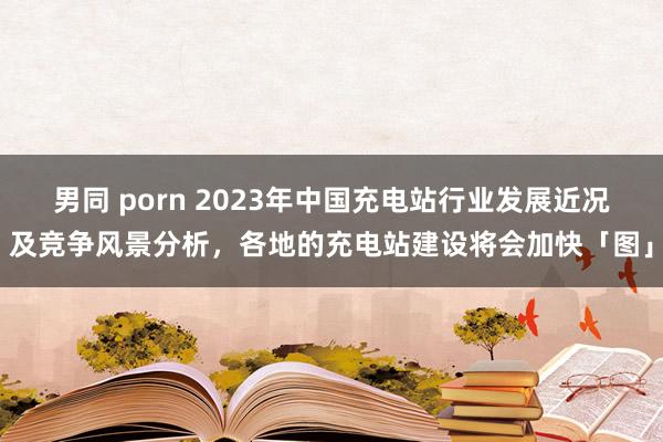 男同 porn 2023年中国充电站行业发展近况及竞争风景分析，各地的充电站建设将会加快「图」