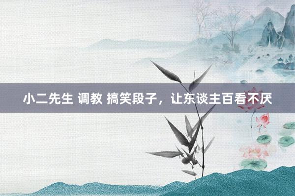 小二先生 调教 搞笑段子，让东谈主百看不厌